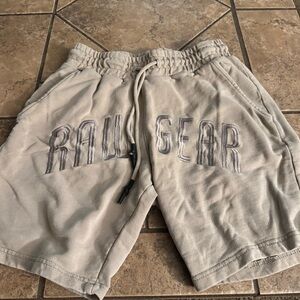 Raw Gear Men's Beige Athletic Shorts